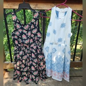 Lot of 2 Girls Dresses size 12